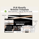 Digital Products Shopify Theme PLR